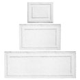 thumbnail image 1 of mDesign Microfiber Bath Mats - 3 Piece Bathroom Rugs - Set of 3 - Bright White, 1 of 9
