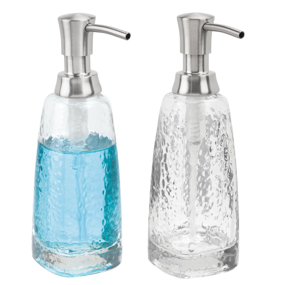 https://i5.walmartimages.com/seo/mDesign-Modern-Glass-Refillable-Liquid-Soap-Dispenser-Pump-Bottle-Bathroom-Vanity-Countertop-Kitchen-Sink-Holds-Hand-Soap-Dish-Sanitizer-Essential-Oi_5405f0b5-eeba-4fd8-bf0f-4b7d737ec6b4.757f87e769b2b6aada6708b58bb8a52c.jpeg