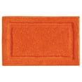 thumbnail image 1 of mDesign Non-Slip Microfiber Bathroom Rug, 21" x 34" - Orange, 1 of 8