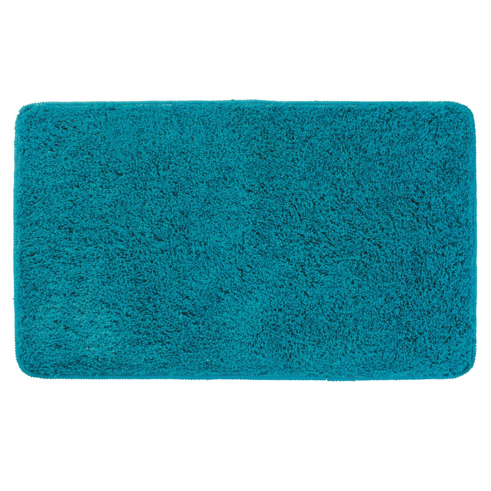 mDesign NonSlip Microfiber Polyester Heathered Rug, 34" x 21", Deep