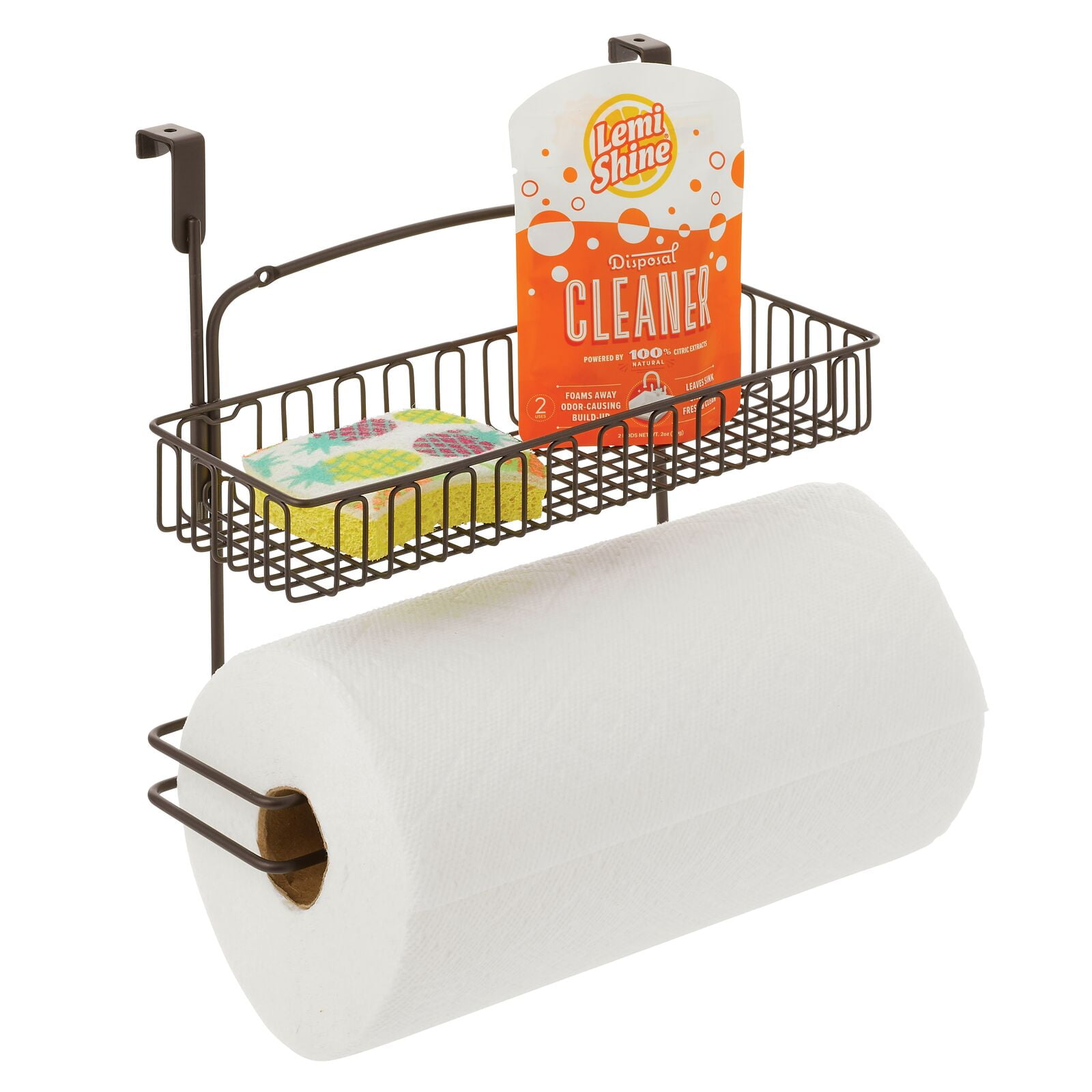 Takeoutsome Vertical Diversified Paper Towel Holder Wall Mount Paper Holder  Storage Rack