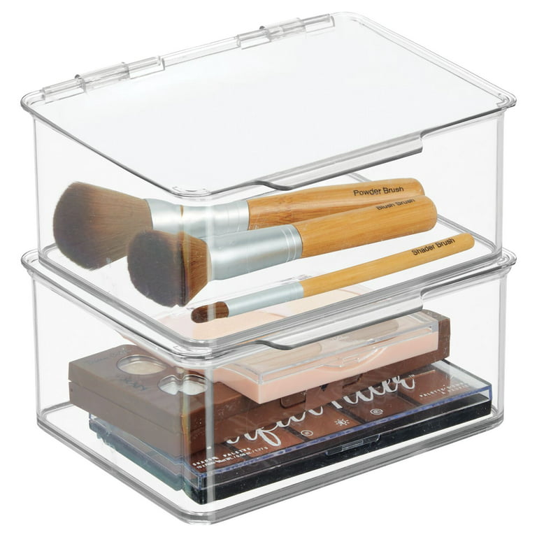 Mdesign Plastic Cosmetic Vanity Storage Organizer Box : Target