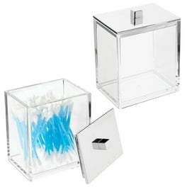 Bathroom Vanity Glass Storage Organizer Holder Canister Apothecary