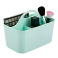 thumbnail image 1 of mDesign Plastic Shower Caddy Storage Organizer Basket with Handle - Mint Green, 1 of 8