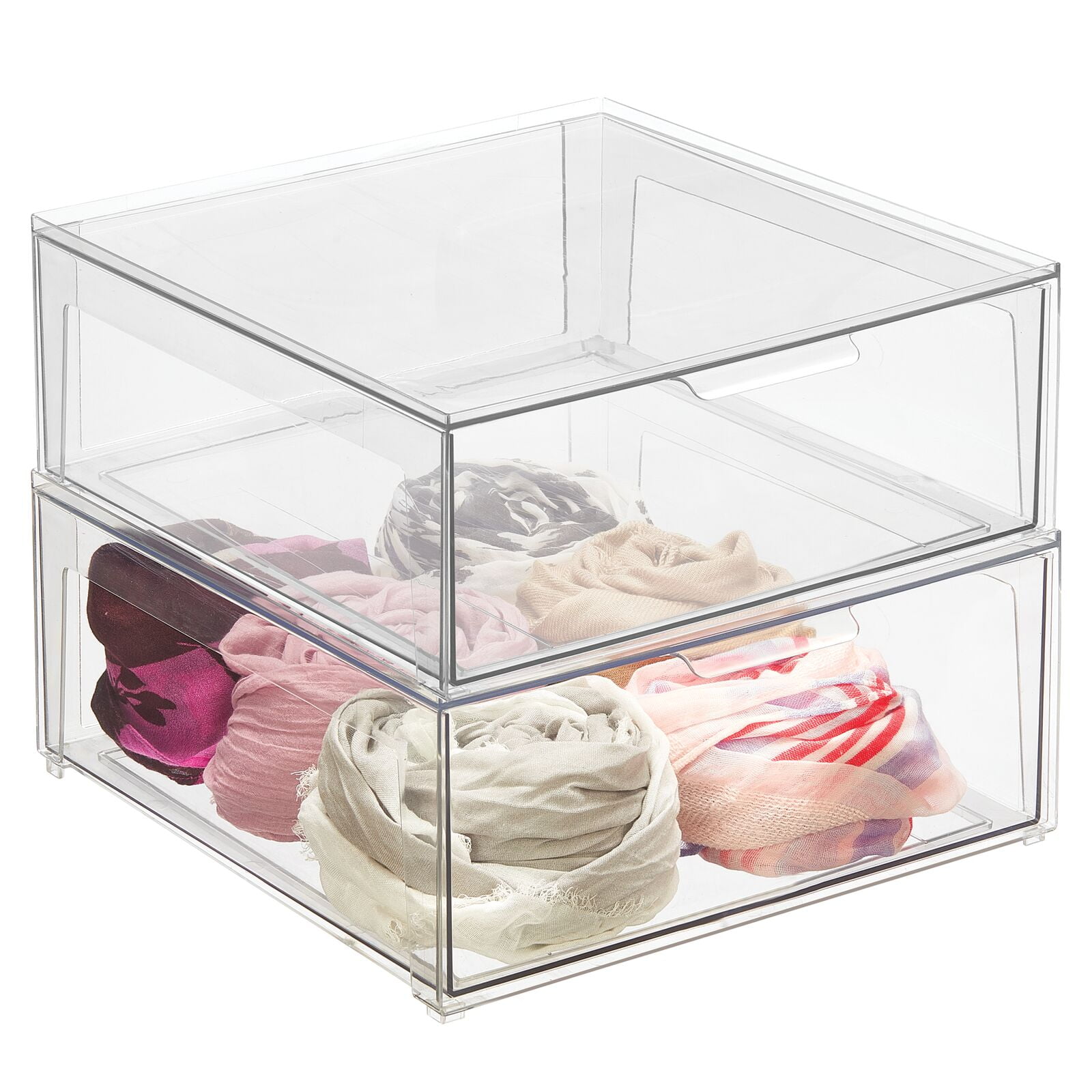Clear Closet Storage Bins