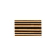 thumbnail image 1 of mDesign Rectangular Coir and Rubber Entryway Doormat with Natural Fibers for Indoor or Outdoor Use - Neutral Design - Stripe Design - Minimalistic - 36" x 22" - Natural/Black Natural Stripe 36 x 22, 1 of 5