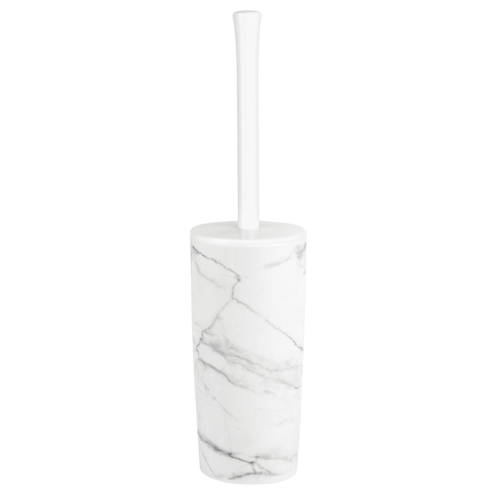 mDesign Slim Modern Toilet Bowl Brush/Holder Combo, Storage for