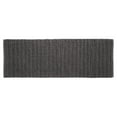 thumbnail image 1 of mDesign Soft Cotton Spa Mat Rug for Bathroom, Braided, 60" x 21" - Charcoal Gray, 1 of 5