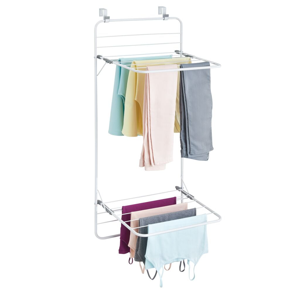 https://i5.walmartimages.com/seo/mDesign-Steel-Collapsible-Over-the-Door-Laundry-Drying-Rack-White-Gray_c1c0443f-e52a-417d-a52d-98b2716c24ce.2bb1f0be79f09d3d5856015c0fe5e5e0.jpeg