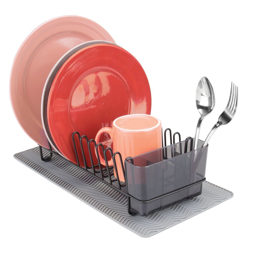 mDesign Dish Drying Rack - Thumbnail 3