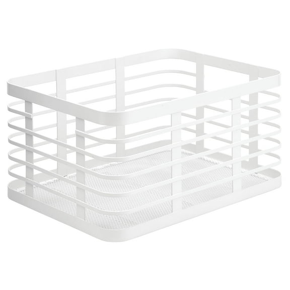 mDesign Steel Organizer Matte White (25931)