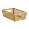 thumbnail image 1 of mDesign Steel Organizer PC Soft Brass (25984), 1 of 7