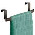 thumbnail image 1 of mDesign Steel Over Door Curved Towel Bar Storage Hanger Rack for Kitchen, Bronze, 1 of 7