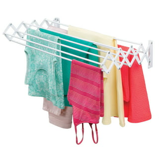 Folding Laundry Drying Rack Wall-mount Foldable Clothes Dryer Hanger Storage