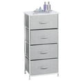 thumbnail image 1 of mDesign Tall Dresser Storage Tower Stand with 4 Removable Fabric Drawers - Gray, 1 of 8