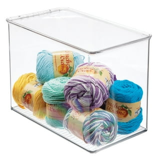 3-Tier Plastic Craft Storage Containers with 30 Compartments, 40 Sticker  Labels (9.5 x 6.5 x 7.2 Inch)
