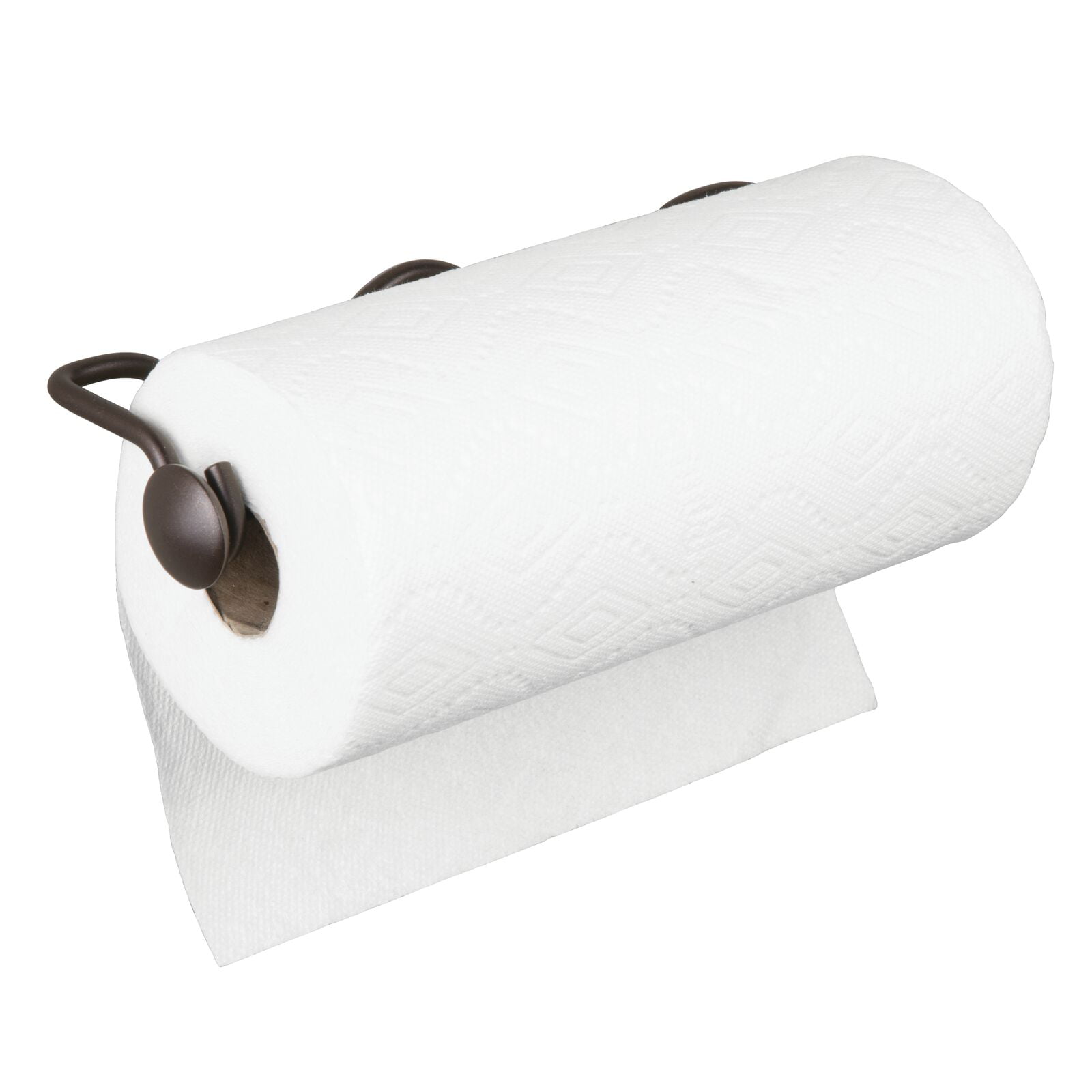 PHANCIR Kitchen Paper Towel Holder Wall Mount Under Cabinet Self Adhesive/Drilling  Kitchen Paper Holder Matte Brushed Nickel 