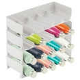 thumbnail image 1 of mDesign Water Bottle / Wine Rack Storage Organizer, 4 Pack - Light Gray, 1 of 7