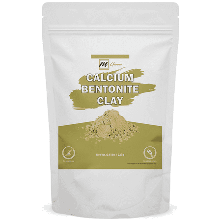 mGanna Calcium Bentonite Clay Powder 0.5 lbs / 227 Gms (Food Grade)