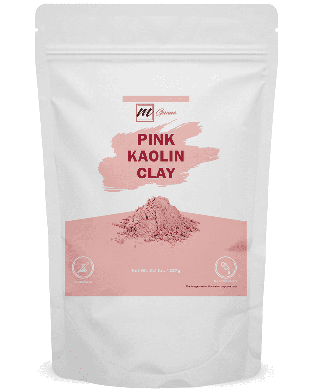 mGanna Rose Clay | Pink Kaolin Clay Powder 1 lbs / 454 g