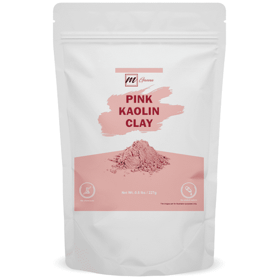 mGanna Rose Clay Powder | Pink Kaolin Clay for Facial Masks & Cosmetics 2 lbs / 908 Gms