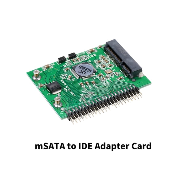 mSATA SSD to 2.5-inch 44-Pin IDE Converter Adapter Card, 5V HDD Adapter for Laptop Notebook, Upgraded Controller Expansion Card