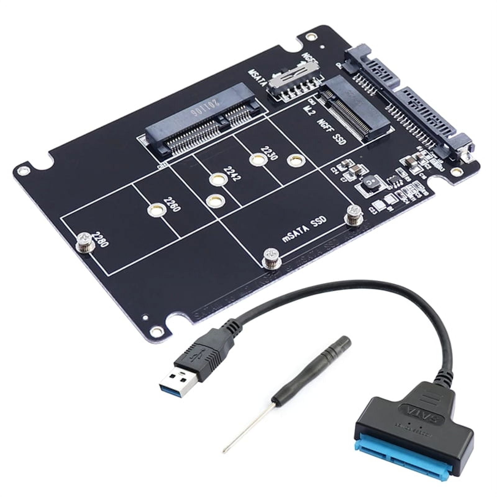 mSATA to Sata Adapter m2 for m.2 SSD to Sata Adapter Card mSATA for m.2 m2 NGFF to USB Converter