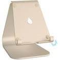thumbnail image 1 of Rain Design mStand tabletplus - tablet stand - Gold - Angle-adjustable stand ensures precise viewing angle. Angle-adjustment 10 to 50 degree., 1 of 4