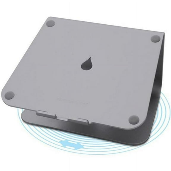 mStand360 Laptop Stand with Swivel Base - Space Grey