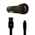 thumbnail image 1 of mWorks mPower Car Charger With Micro USB Cable Sync Cable Pack - Black, 1 of 4
