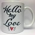thumbnail image 1 of ma161 Hello My Love #2 Coffee Funny 11oz White Ceramic Tea Cup Mug Best Birthday Anniversary Valentine's Day Gift Present For Girlfriend Boyfriend Wife Husband Lover Sweet Heart, 1 of 4