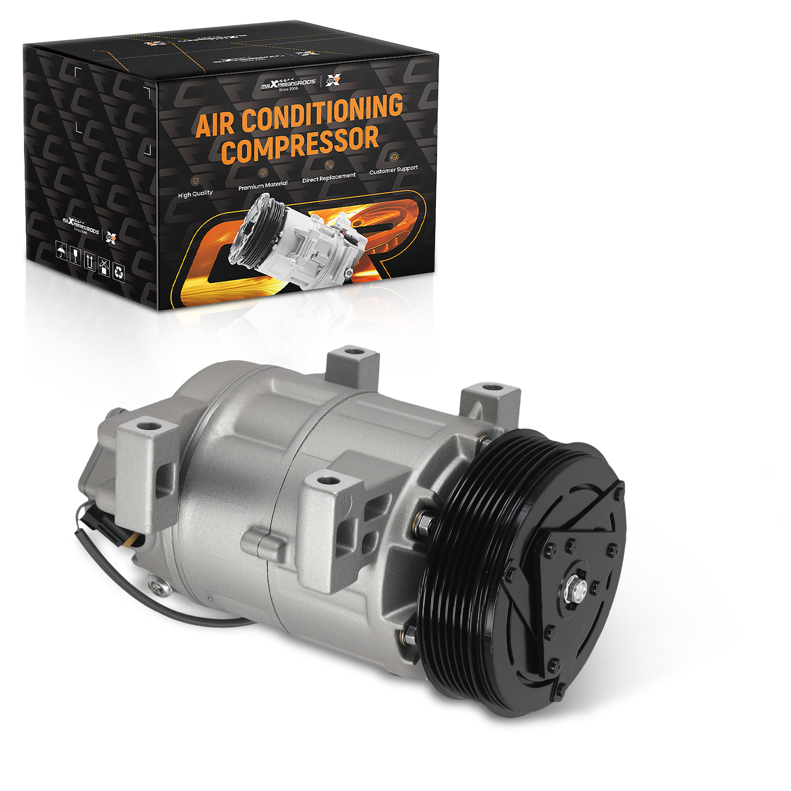 maXpeedingrod Air Conditioner AC Compressor with Clutch Compatible with Nissan Altima 2013-2018, Rogue 2014-2020, Infiniti Altima HYBRID 2007