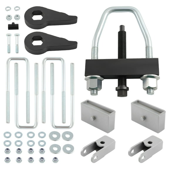 maXpeedingrods 1-3" Front & 2" Rear Lift Kits for Chevy Silverado 1500 Sierra 1999-2007, Shock Extender Torsion Key w/Unloading Tool, Adjustable Front Lift