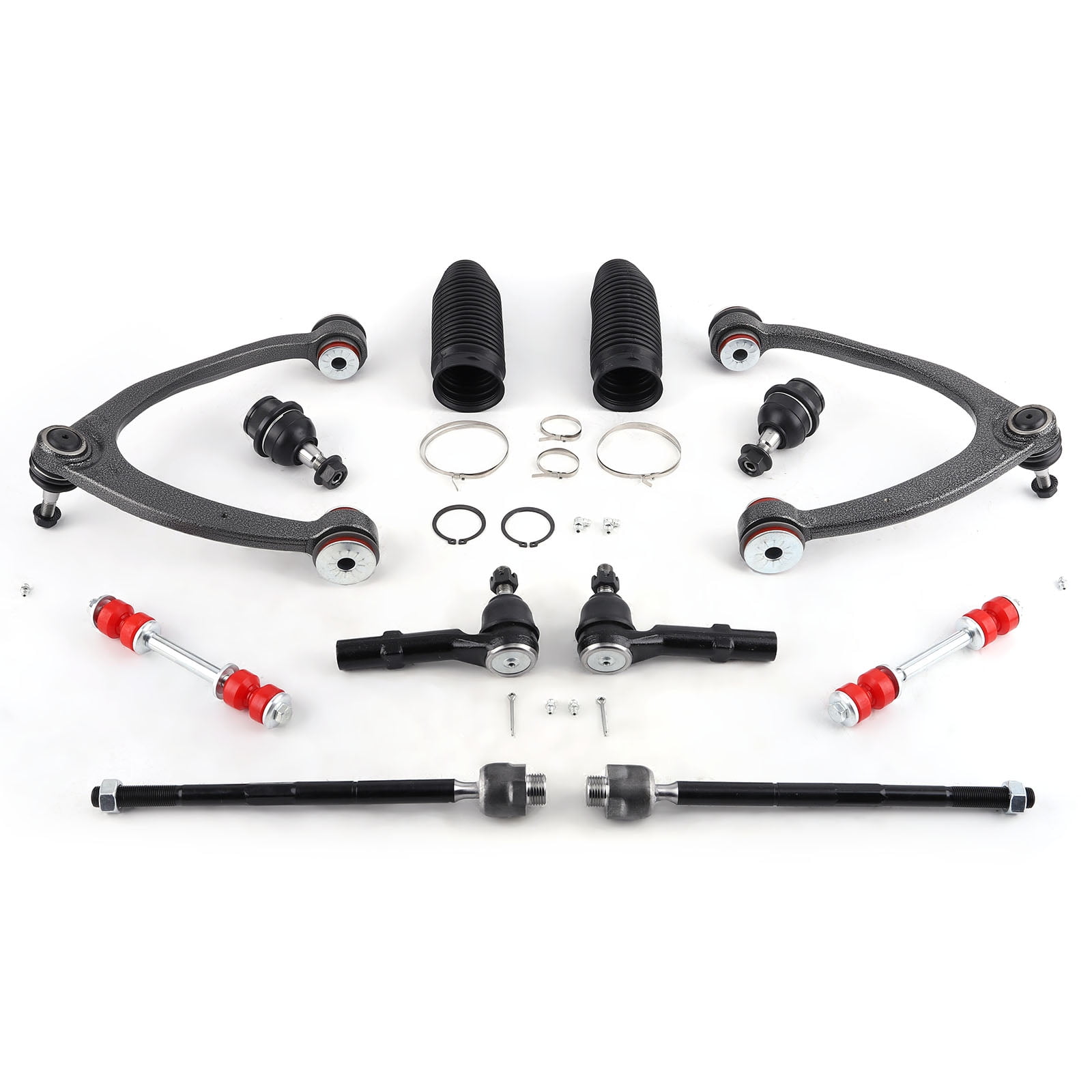 maXpeedingrods 12Pc Front Upper Control Arm Kit w/Poly Bushing for Cadillac Escalade 2007-2014 Chevy Silverado 1500 Tahoe Avalanche Suburban 1500 GMC Sierra 1500 Yukon 2007-2013