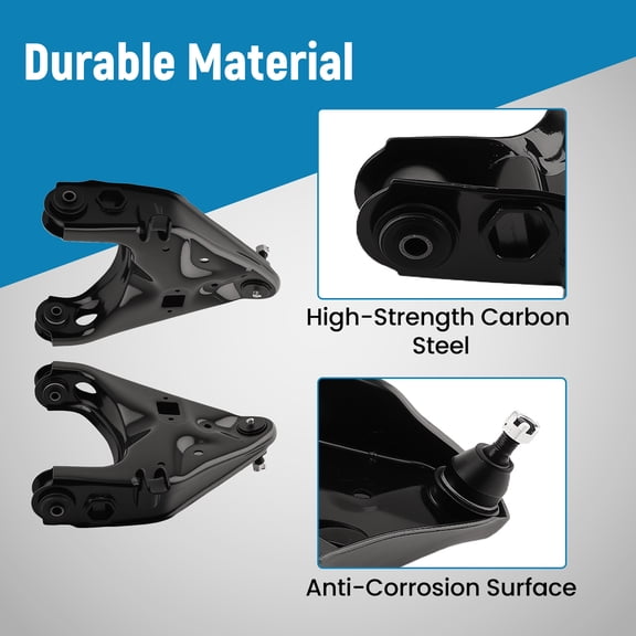 maXpeedingrods 12Pcs Front Upper Lower Control Arm Suspension Kit for Ford Explorer 1998-2001, Ford Ranger 1998-2011, Mazda B2500 B3000 B4000, Mercury Mountaineer 1998-2001(1-piece design)