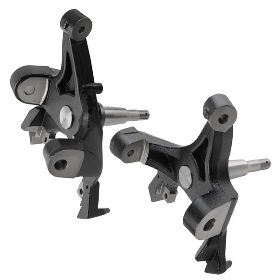 maXpeedingrods 2 Front Drop Spindle Lowering Kit for Chevy Silverado/GMC Sierra C1500 C2500 1988-1998, for Chevy Suburban C1500 C2500 1992-1999 w/ 1.25" Rotors