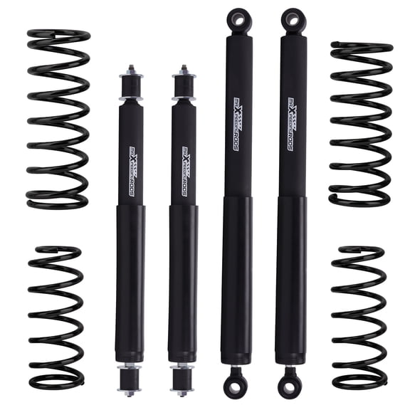 maXpeedingrods 2" Lift Kit for Nissan Patrol GQ Y60 GU Y61 1988-2016, Front Rear Nitrogen Gas Shock Absorbers and Coil Springs