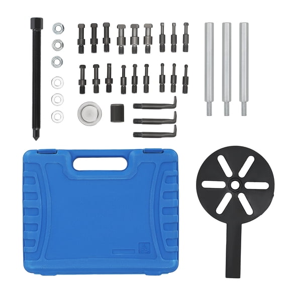 maXpeedingrods 21 in1 Bearing Puller Kit, Bearing Removal Tool, Bearing Separator Set, Bearing Disassembly Gear Puller w/ 3-jaw Hooks and 6 Sizes Red Steel Inner Hole Extractor