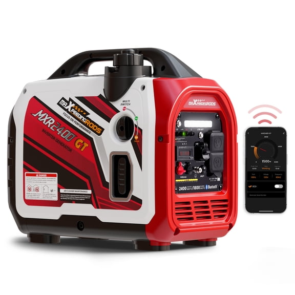 maXpeedingrods 2400W Portable Generator, Lightweght Generator Gas Powered, Compact for Outdoor Camping, Home Use 33lbs