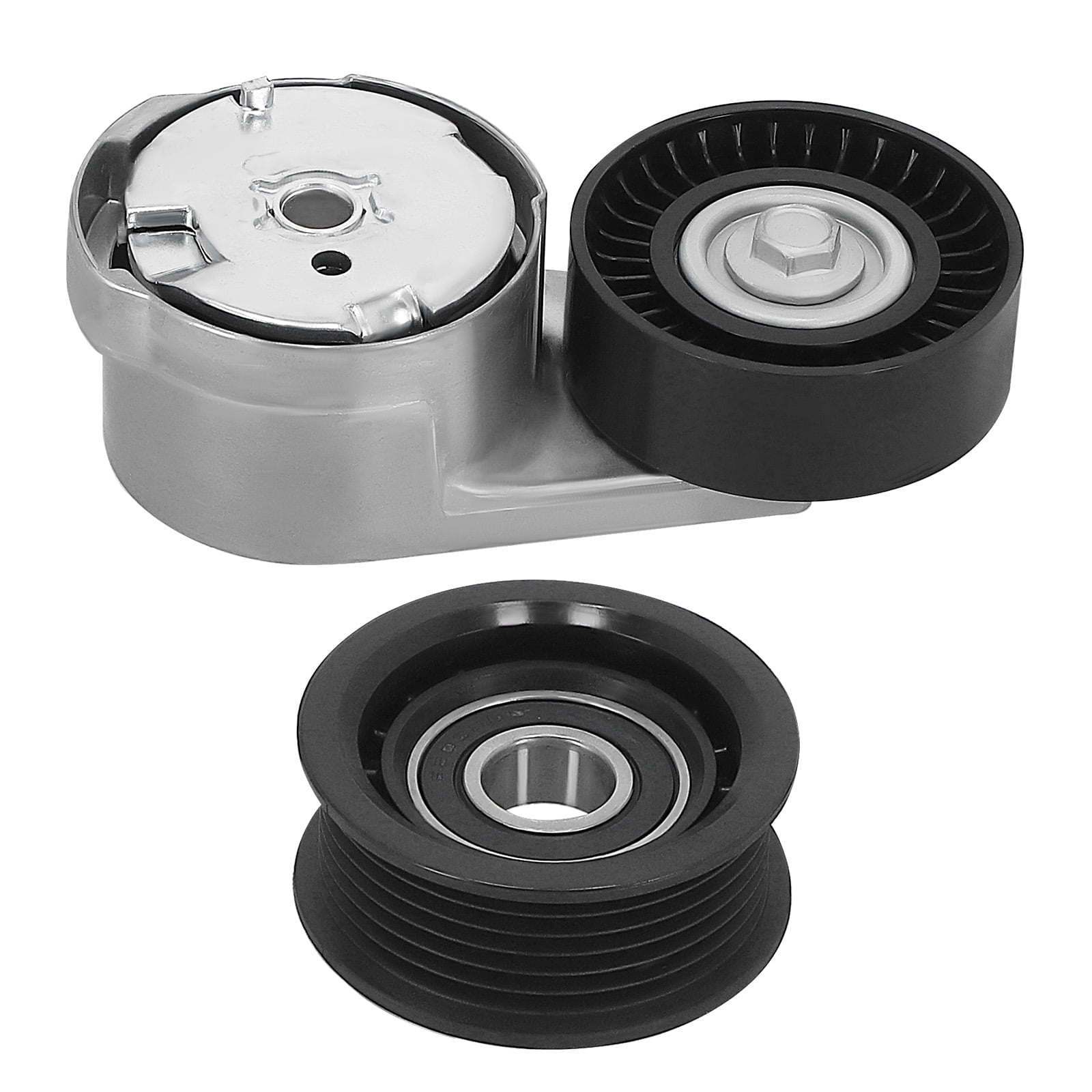 maXpeedingrods Tensioner Pulley Idler Pulley and Belt Tensioner Kit for Dodge Grand Caravan/Charger/Durango/Journey/Challenger/Avenger for Ram/Chrysler/Jeep 3.6L V6 Replace# 39282 38082