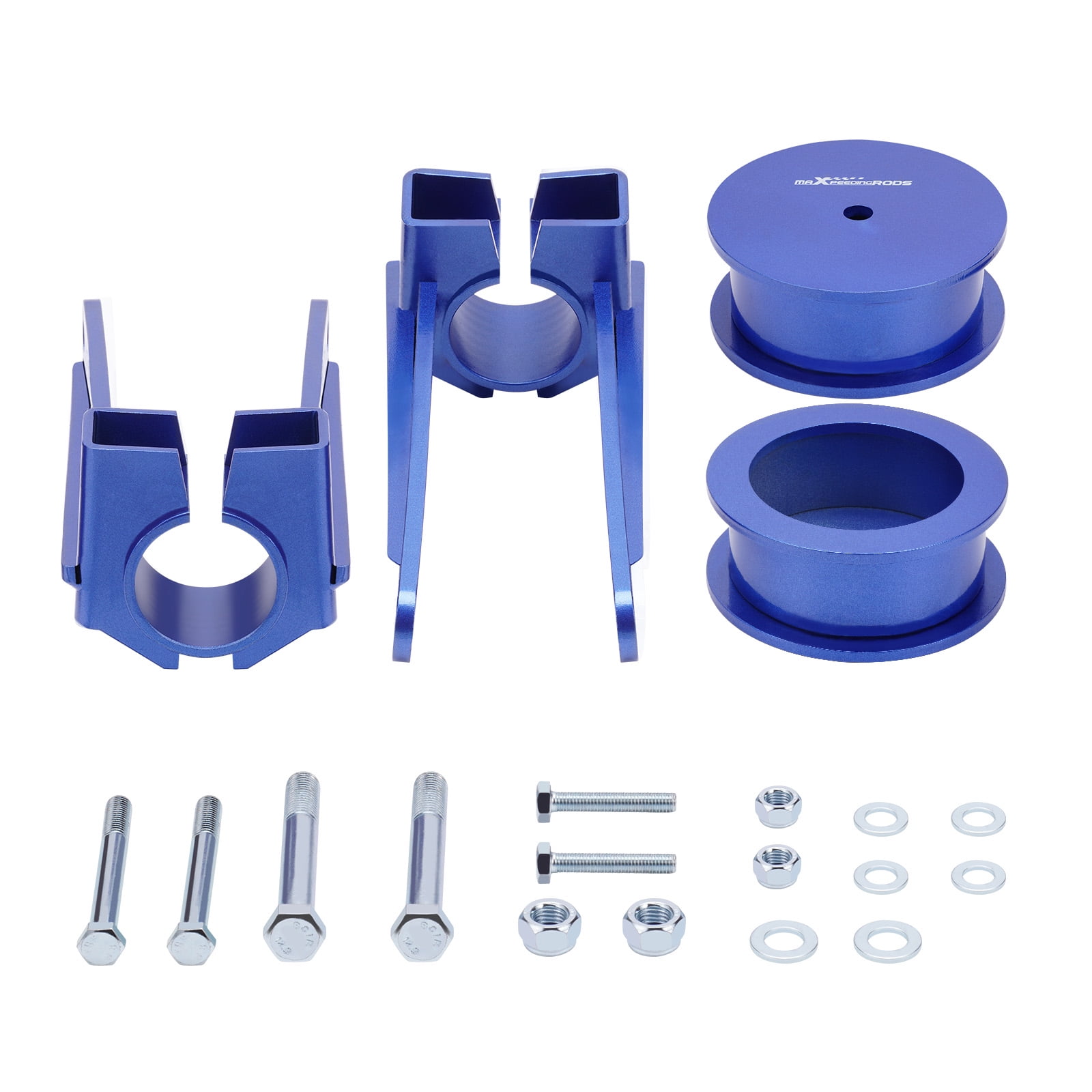 maXpeedingrods 3.5" Front 3" Rear Lift Kit for Jeep Grand Cherokee WK 2005-2010, Suspension Lift Kit for Jeep Commander XK 2006-2010, Blue