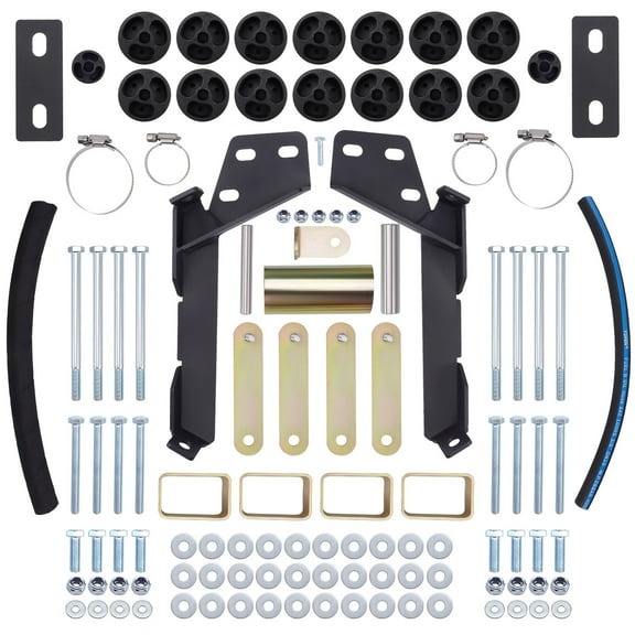 maXpeedingrods 3" Body Lift Kit for Dodge Ram 1500, 2500, 3500 (1997-2001, Excluding Sport Models, 2WD/4WD, Gas Engine) - 3" Lift, Carbon Steel, Includes Spacers, Brackets, Hardware