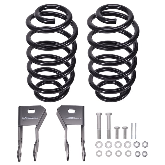maXpeedingrods 4 Rear Lowering kit for GM SUV 2007-2020, for Chevy Tahoe/Avalanche/Suburban, for GMC Yukon/Denali/Yukon XL, for Cadillac Escalade EXT, Lowering Spring & Shock Extention
