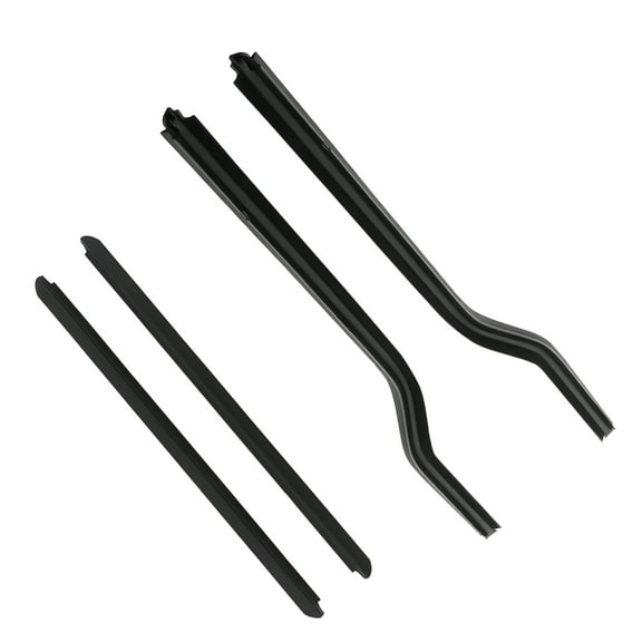 maXpeedingrods 4PCS Window Weatherstrip Moulding Trim Seal Belt Kit for Ford F250 F350 F450 F550 Super Duty 1999-2006 Replace F81Z2521452AA F81Z2521453AA F81Z2625596AA
