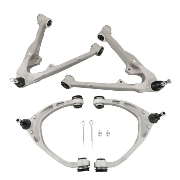 maXpeedingrods 4Pc Front Lower Upper Aluminum Control Arm Kit for 2015-2016 Cadillac Escalade Escalade ESV Suburban Tahoe Yukon XL 2014-2016 Chevy Silverado 1500 GMC Sierra 1500