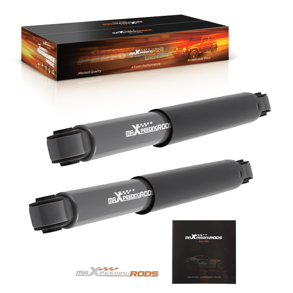 maXpeedingrods 5-7 Rear Lowering Shock for Chevy Silverado/GMC Sierra 1500 1999-2006, Nitrogen charged Drop Shocks