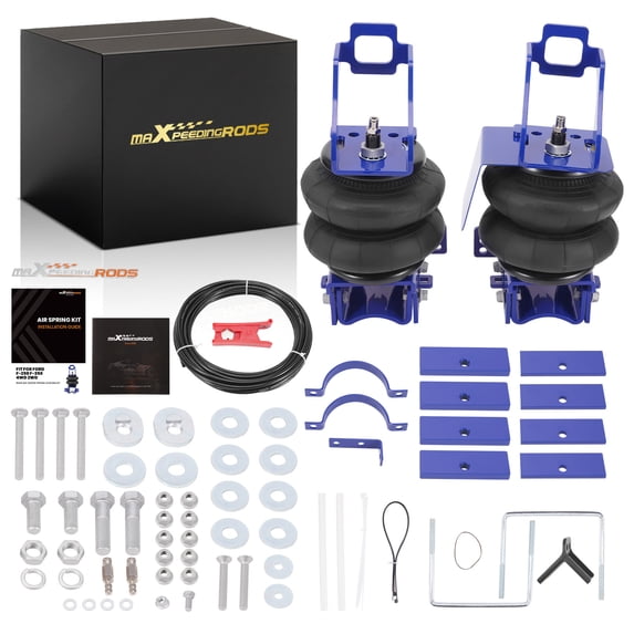maXpeedingrods 5000 lbs Rear Air Suspension Bags Kit for F-250 F-350 2WD 4WD 1999-2004 2008-2010 Air Helper Spring Kit