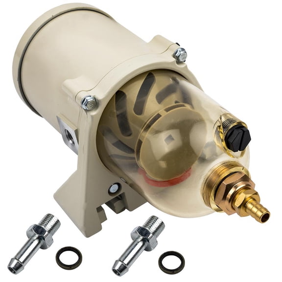 maXpeedingrods 500FG 500FH Diesel Fuel Filter Oil Water Separator for Outboard Marine Engines, Trucks Diesel Engine