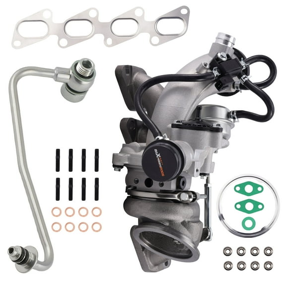 maXpeedingrods 667-203 Turbo Turbocharger Kit+Turbo Oil Feed Line Pipe Tube, for Chevy Cruze 2011-2016 Sonic 2012-2019, for Chevrolet Trax Cruze Limite, for Buick Encore 55565353, Basic PVL Series