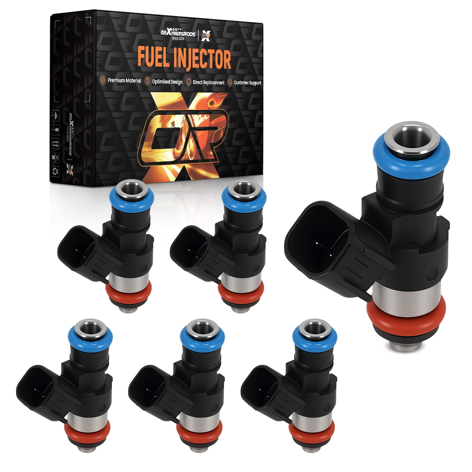 maXpeedingrods 6PCS Fuel Injectors Fits For Ford Edge Lincoln Mazda 3.5 ...
